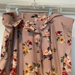 Torrid size 2 pink floral pants